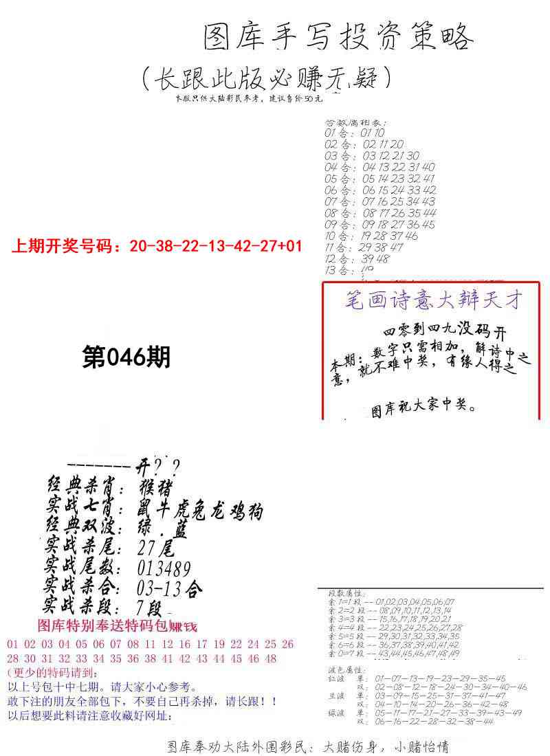 046期手写投资策略[图]