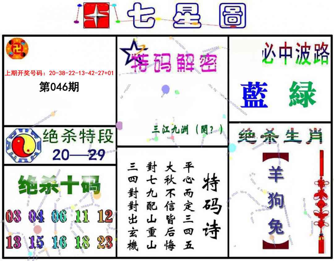 046期七星图A[图]