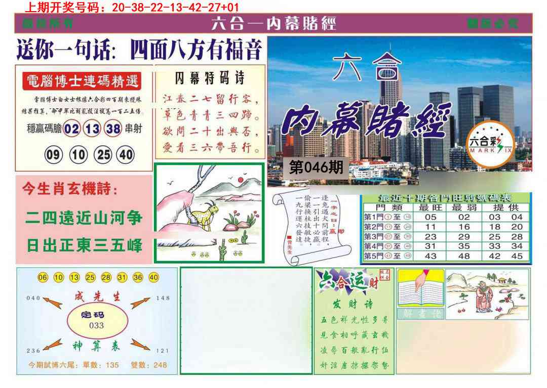 046期内幕赌经[图]