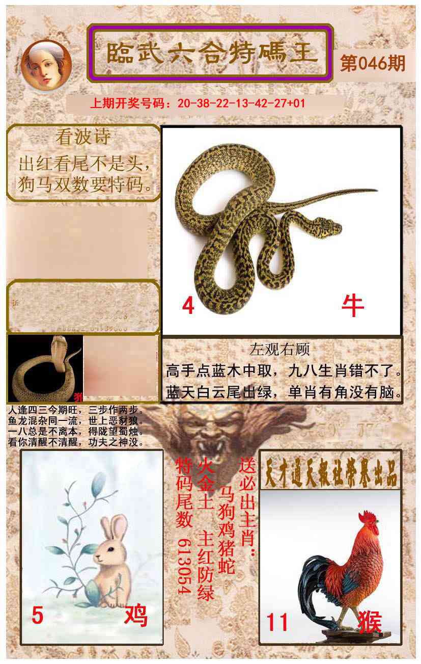 046期临武六合特码王[图]
