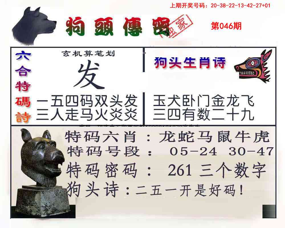 046期狗头传密[图]