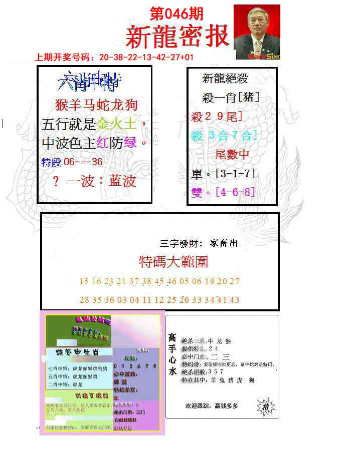 046期新龙密报[图]