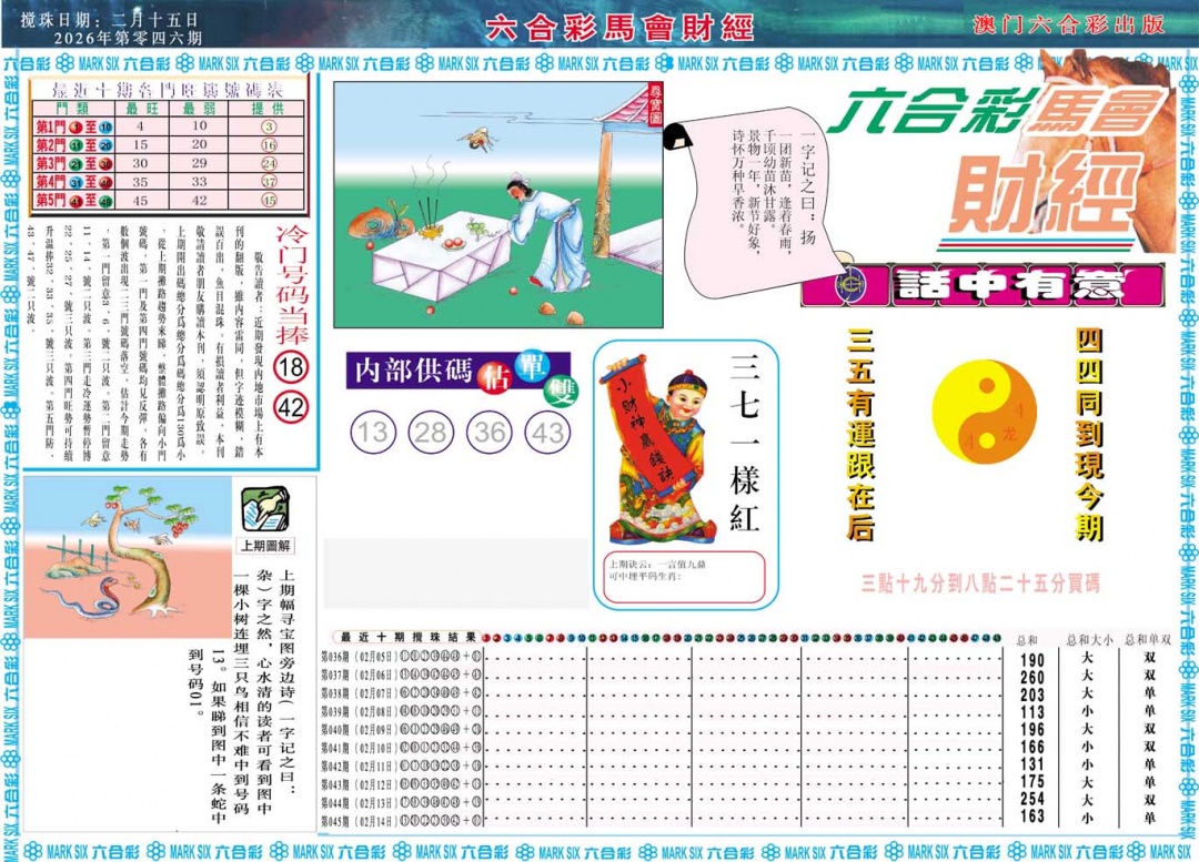046期马会财经A[图]