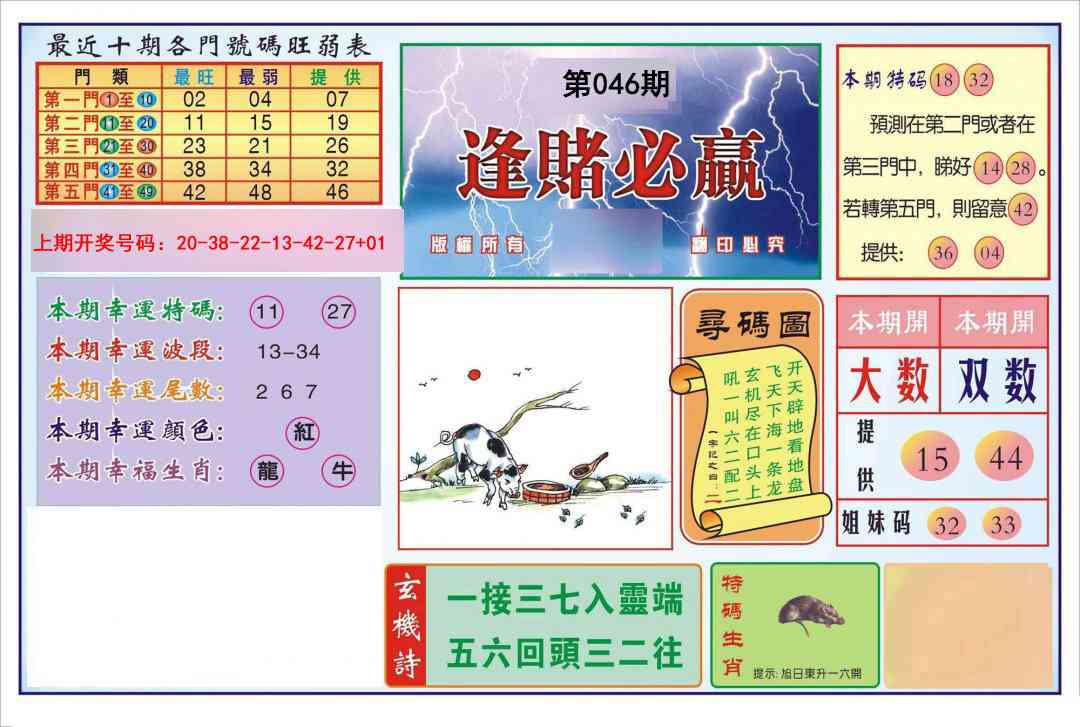 046期逢赌必羸[图]