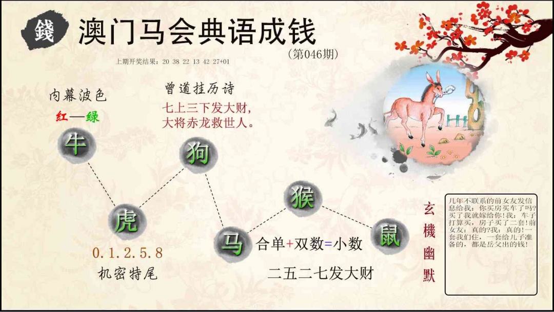 046期典语成钱[图]