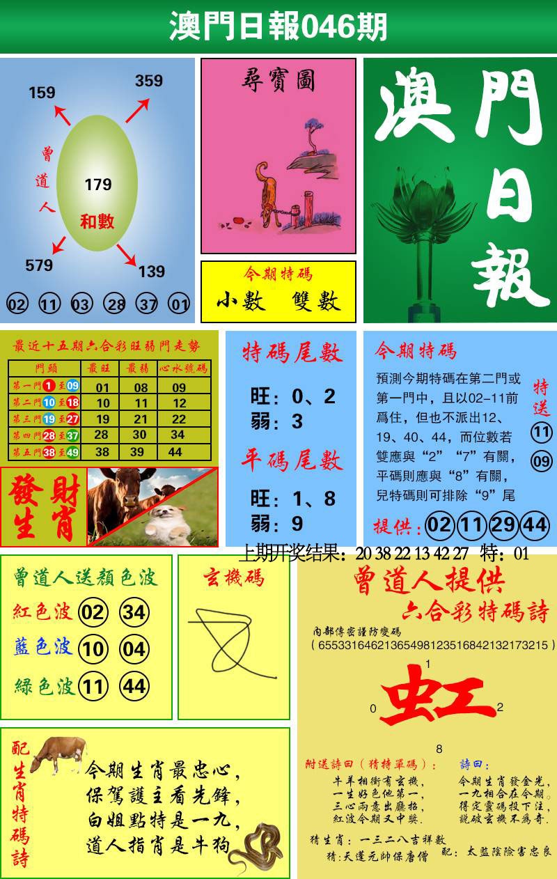 046期澳门日报[图]