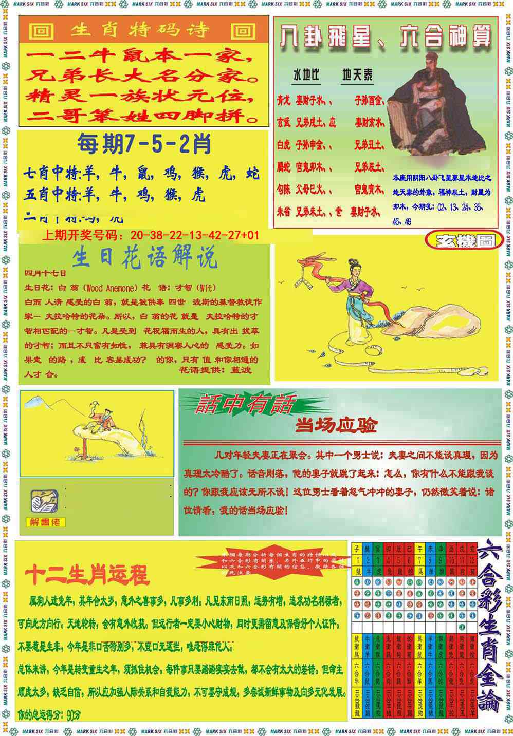 046期九龍马经B(推荐)[图]